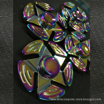 Hot New Cool Fire Wheel Spinner Fidget Aluminum Finger Stress Hand Desk Toy Spinner